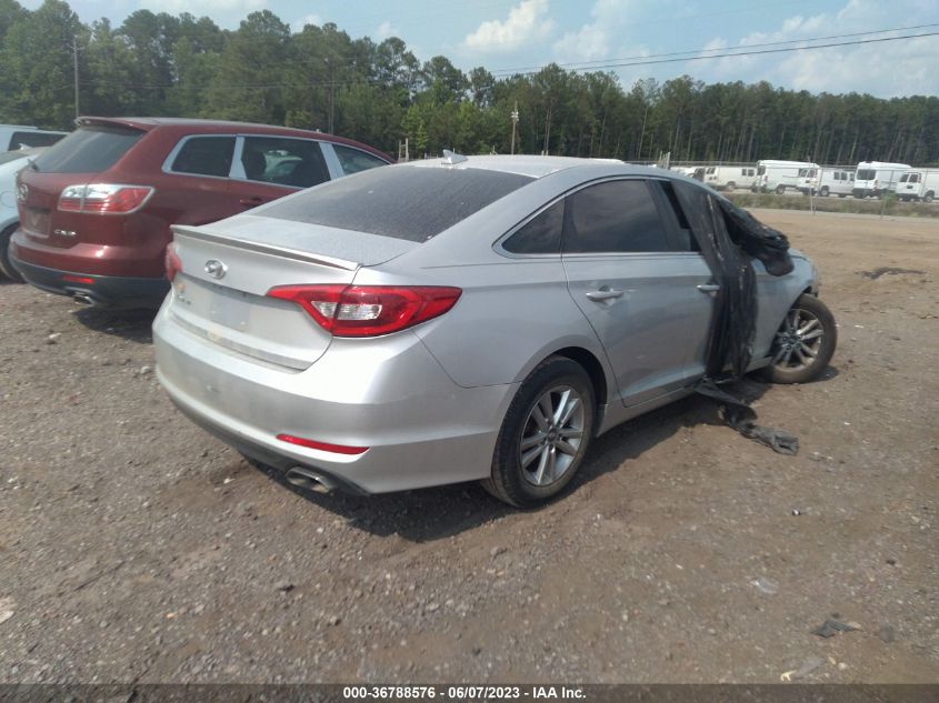 2017 HYUNDAI SONATA 2.4L - 5NPE24AF2HH558800