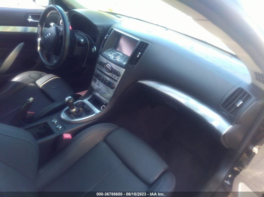 2013 INFINITI G37 COUPE SPORT 6MT - JN1CV6EK8DM923887