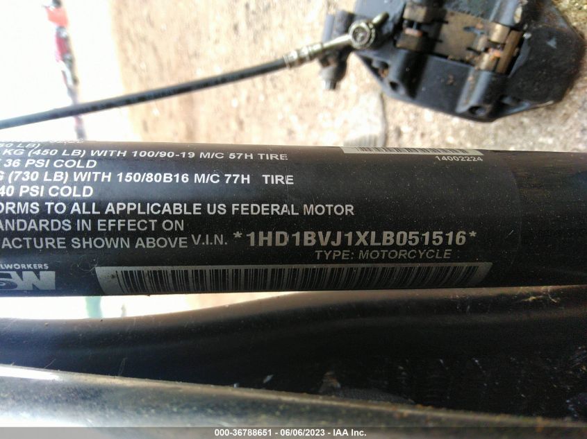 2020 HARLEY-DAVIDSON FXST 1HD1BVJ1XLB051516