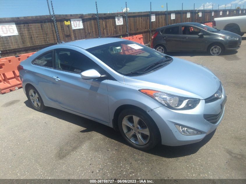 2013 HYUNDAI ELANTRA COUPE GS PZEV - KMHDH6AE0DU013252