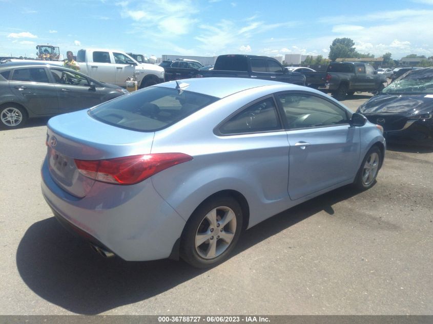 2013 HYUNDAI ELANTRA COUPE GS PZEV - KMHDH6AE0DU013252