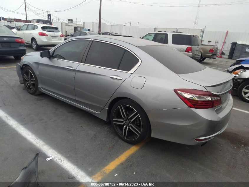 2017 HONDA ACCORD SEDAN SPORT - 1HGCR2F57HA137302