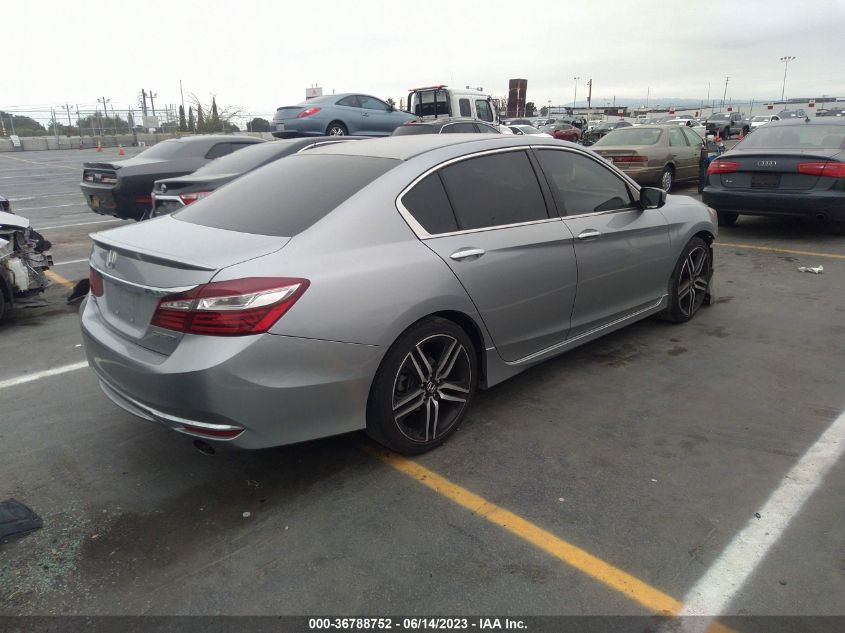 2017 HONDA ACCORD SEDAN SPORT - 1HGCR2F57HA137302