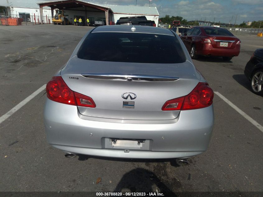 2013 INFINITI G37X JN1CV6AR3DM758754