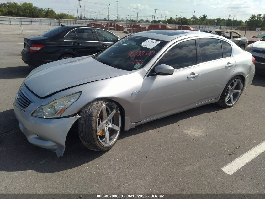 2013 INFINITI G37X JN1CV6AR3DM758754