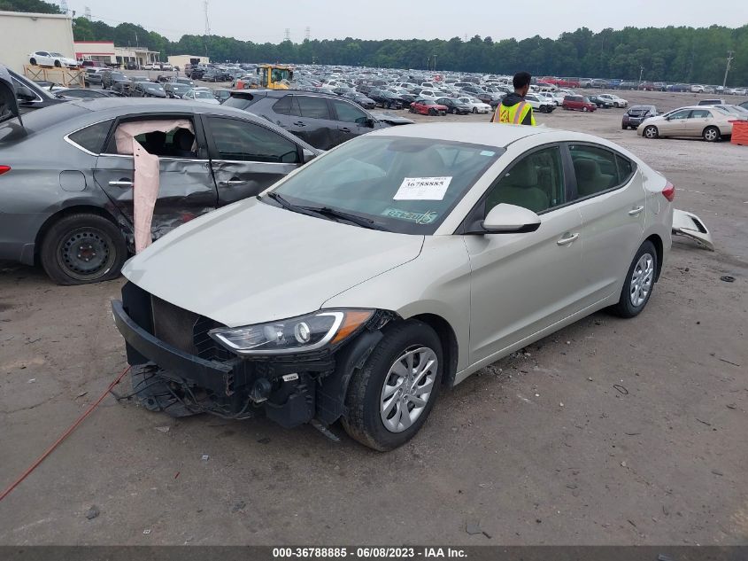 2017 HYUNDAI ELANTRA SE - 5NPD74LF0HH182219