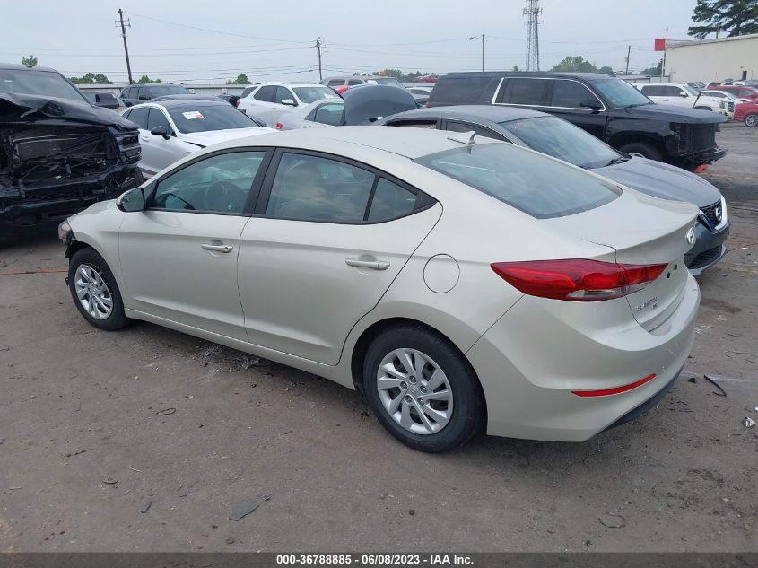 2017 HYUNDAI ELANTRA SE - 5NPD74LF0HH182219