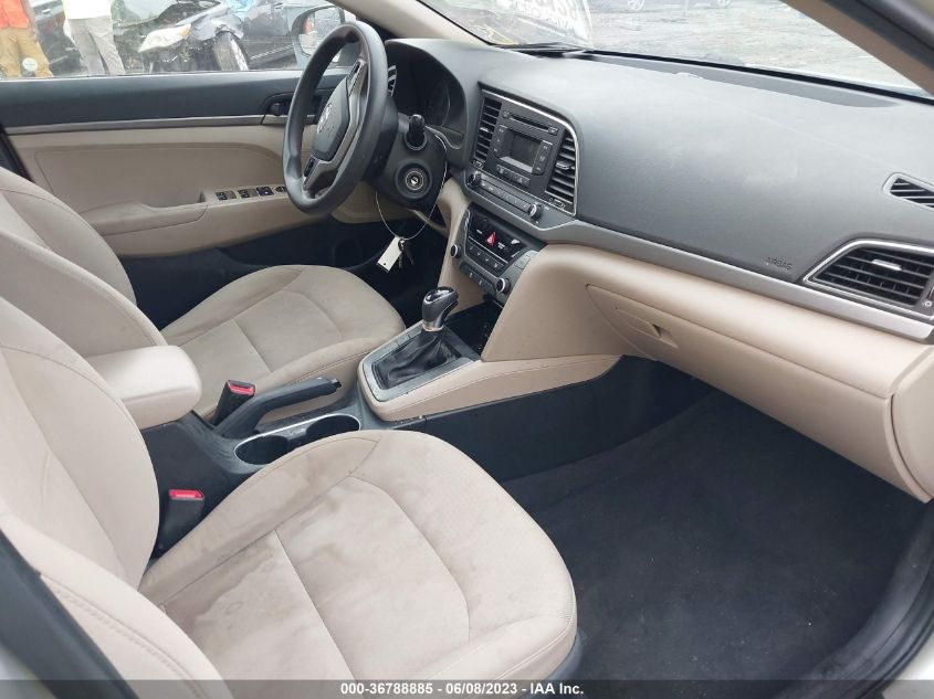 2017 HYUNDAI ELANTRA SE - 5NPD74LF0HH182219