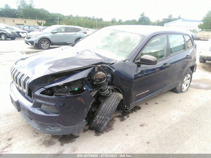2016 JEEP CHEROKEE SPORT - 1C4PJMAB0GW180946
