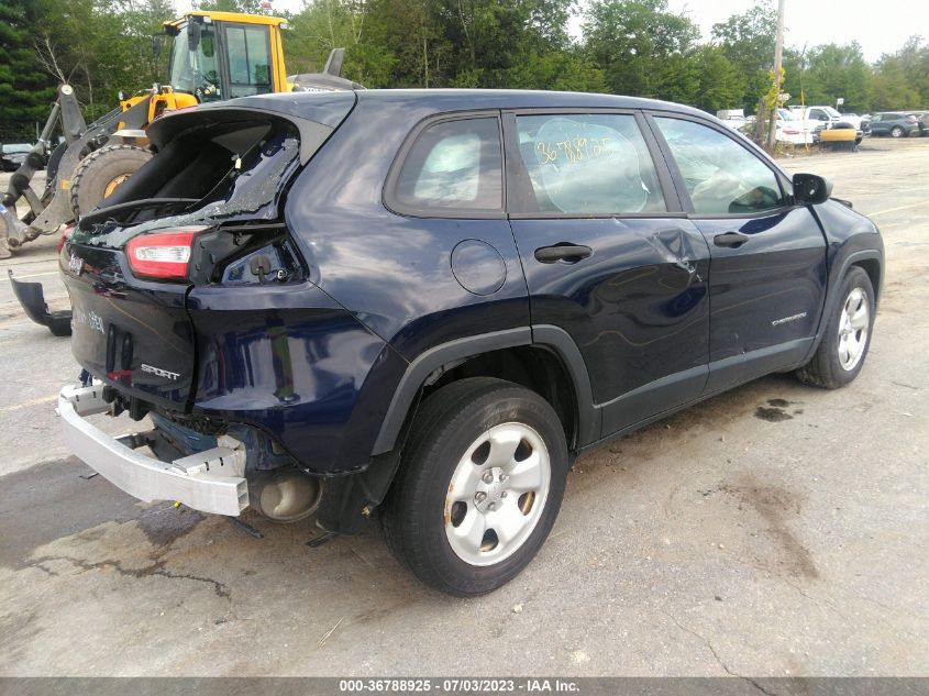 2016 JEEP CHEROKEE SPORT - 1C4PJMAB0GW180946