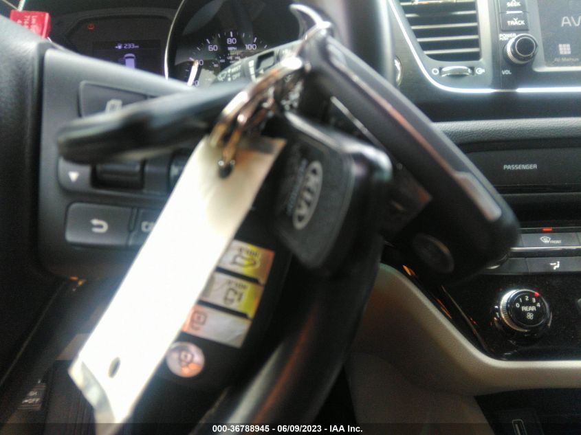 2019 KIA SEDONA EX - KNDMB5C12K6534243