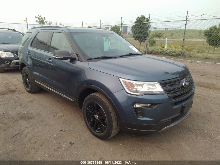 2019 FORD EXPLORER XLT - 1FM5K8D81KGA72684