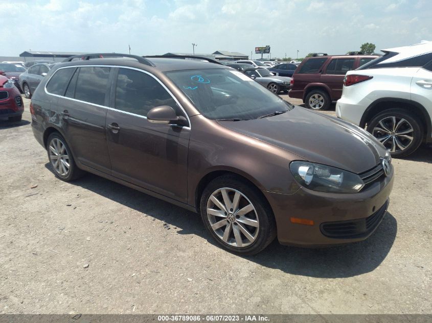 2014 VOLKSWAGEN JETTA SPORTWAGEN TDI W/SUNROOF - 3VWPL7AJ9EM605478