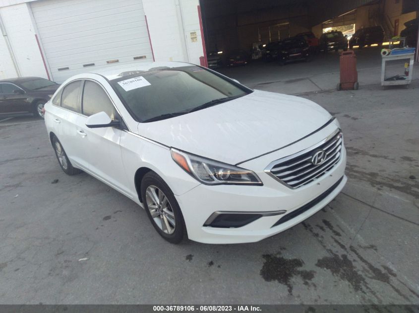 2017 HYUNDAI SONATA 2.4L - 5NPE24AF9HH485036