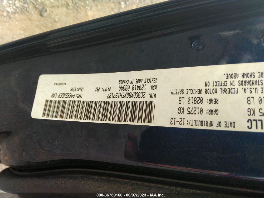 2014 DODGE CHARGER SE - 2C3CDXBGXEH197187