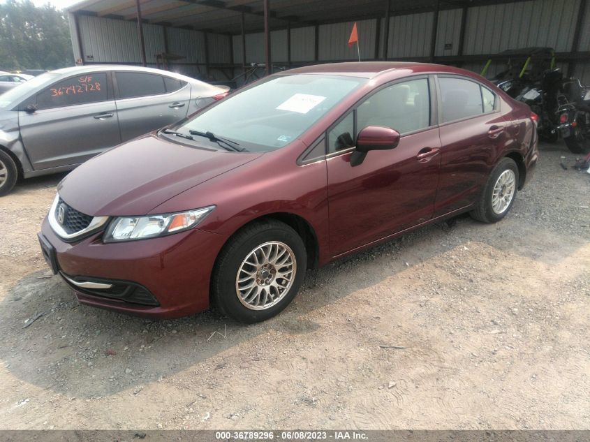 2014 HONDA CIVIC SEDAN LX - 19XFB2F54EE029163