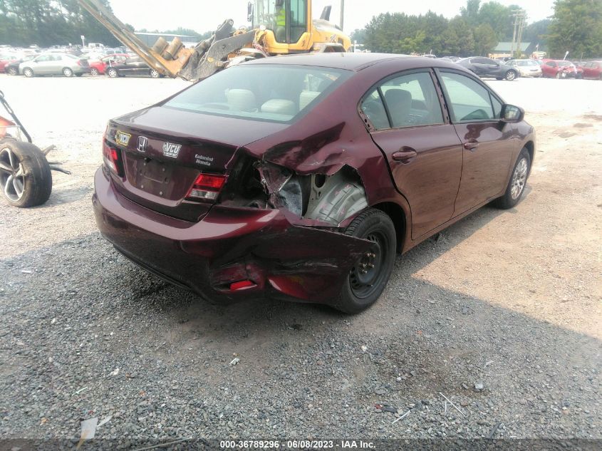 2014 HONDA CIVIC SEDAN LX - 19XFB2F54EE029163