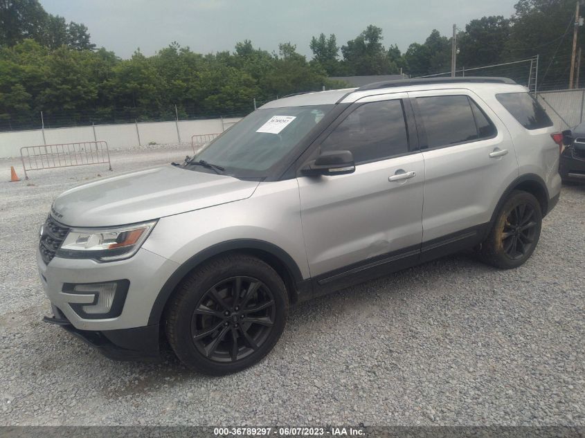 2017 FORD EXPLORER XLT - 1FM5K7D87HGC59902