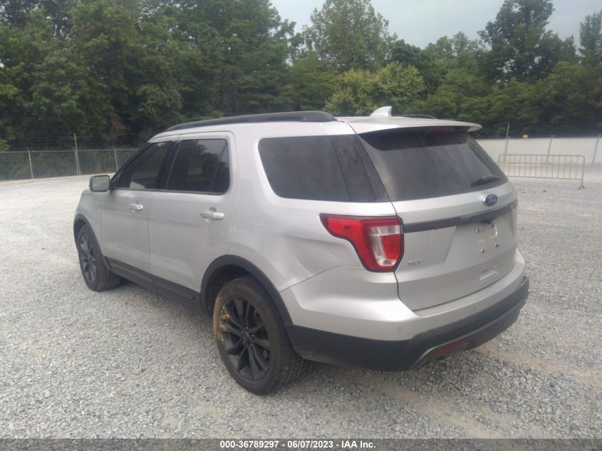 2017 FORD EXPLORER XLT - 1FM5K7D87HGC59902