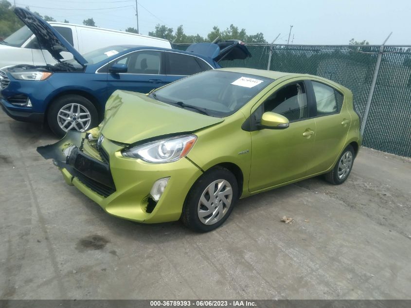 2015 TOYOTA PRIUS C ONE/TWO/THREE/FOUR - JTDKDTB32F1114865