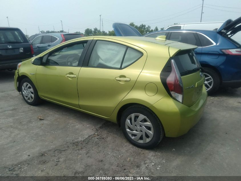 2015 TOYOTA PRIUS C ONE/TWO/THREE/FOUR - JTDKDTB32F1114865