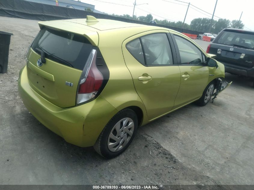 2015 TOYOTA PRIUS C ONE/TWO/THREE/FOUR - JTDKDTB32F1114865