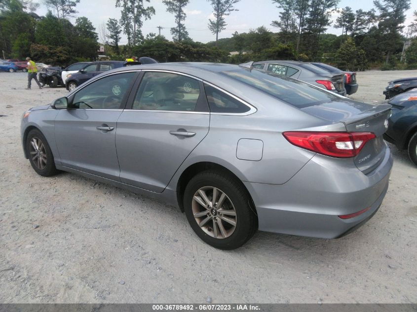 2017 HYUNDAI SONATA 2.4L - 5NPE24AF9HH563766