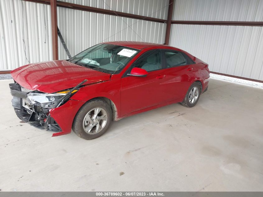 KMHLL4AG3PU394891 Hyundai Elantra SE 2