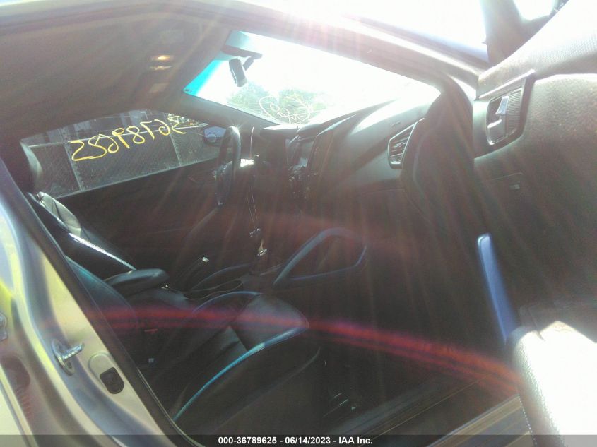 2013 HYUNDAI VELOSTER TURBO W/BLUE INT - KMHTC6AE3DU150907