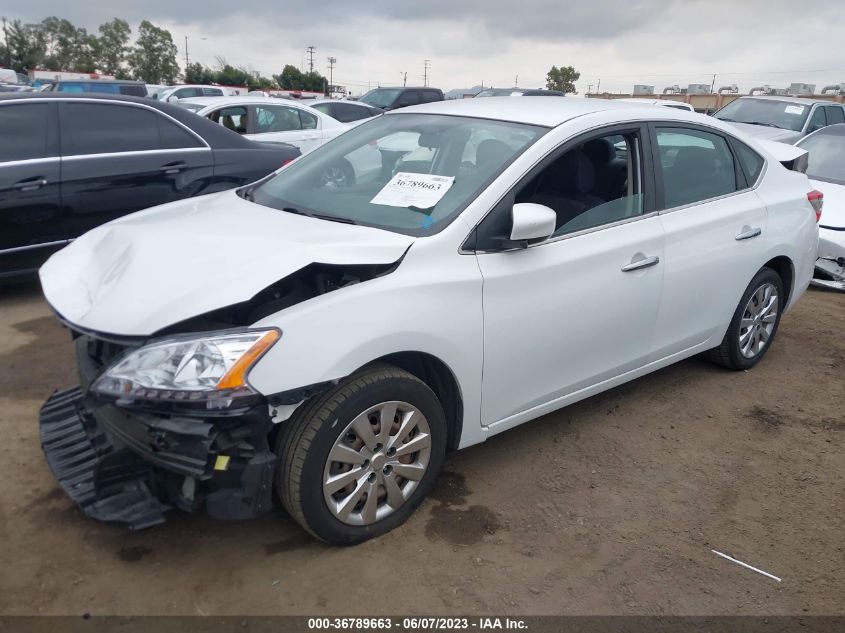 2015 NISSAN SENTRA SR/SL/S/SV/FE+ S - 3N1AB7AP8FY245536