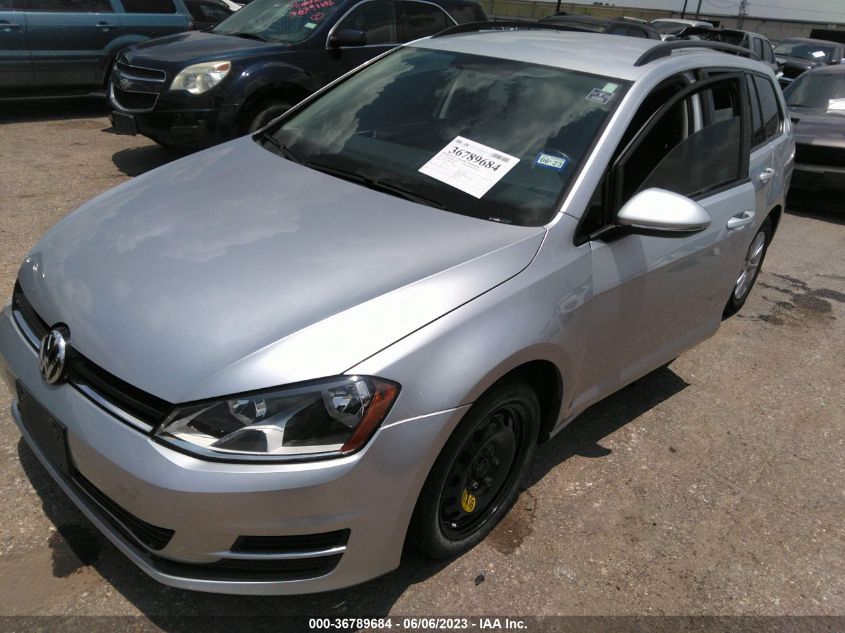 2016 VOLKSWAGEN GOLF SPORTWAGEN TSI S 3VWC17AU6GM515609