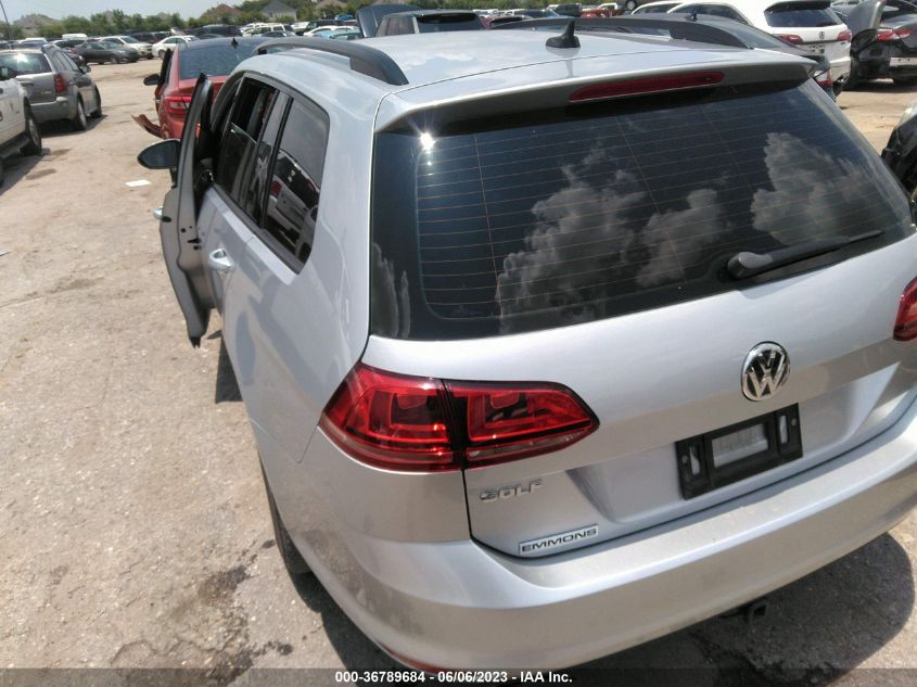 2016 VOLKSWAGEN GOLF SPORTWAGEN TSI S 3VWC17AU6GM515609