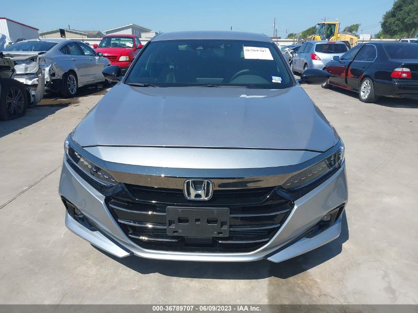 2022 HONDA ACCORD SEDAN SPORT - 1HGCV1F35NA101611