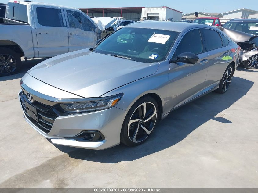 2022 HONDA ACCORD SEDAN SPORT - 1HGCV1F35NA101611