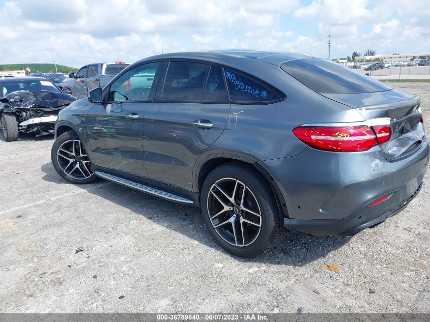 2019 MERCEDES-BENZ GLE COUPE 43 AMG 4JGED6EBXKA138760