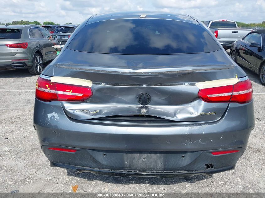 2019 MERCEDES-BENZ GLE COUPE 43 AMG 4JGED6EBXKA138760