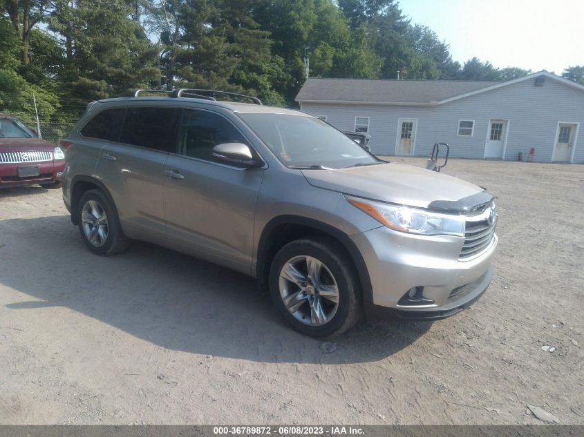 2015 TOYOTA HIGHLANDER LIMITED - 5TDDKRFHXFS079714