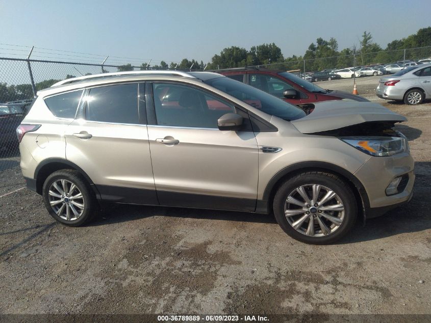 2017 FORD ESCAPE TITANIUM - 1FMCU0J95HUE14535