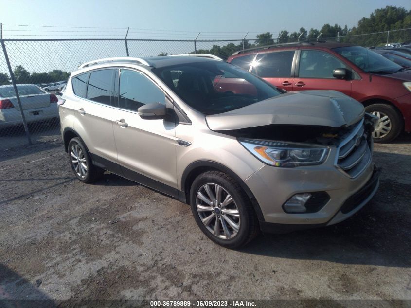 2017 FORD ESCAPE TITANIUM - 1FMCU0J95HUE14535