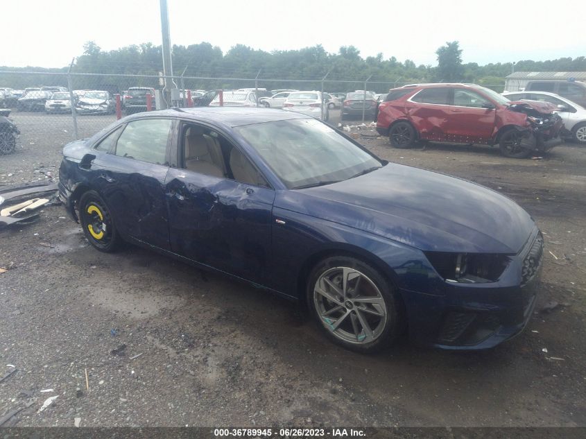 2021 AUDI A4 SEDAN S LINE PREMIUM PLUS - WAUEAAF48MA053187