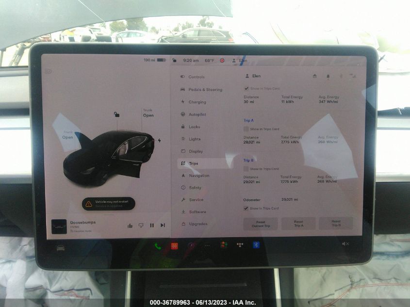 2020 TESLA MODEL 3 - 5YJ3E1EB0LF600909