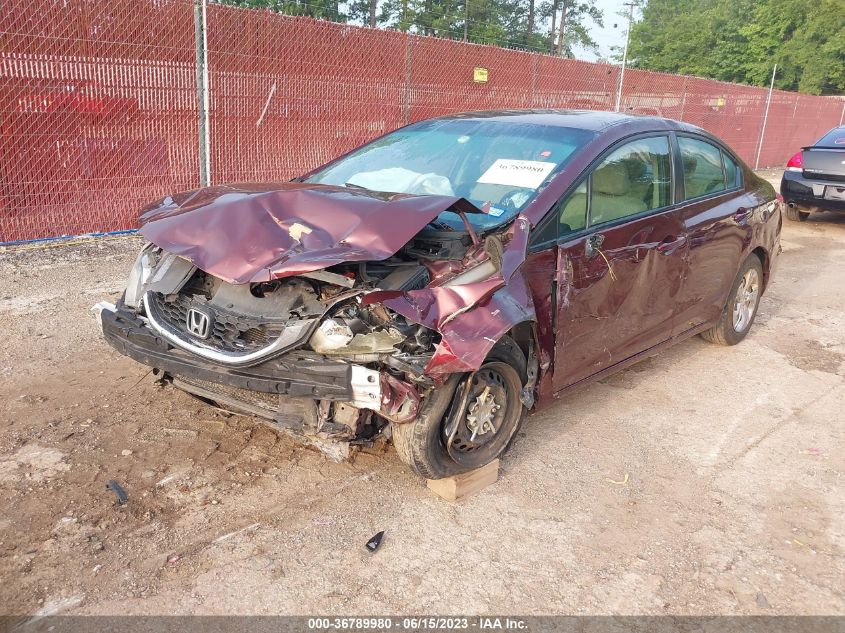2014 HONDA CIVIC SEDAN LX - 19XFB2F56EE021999