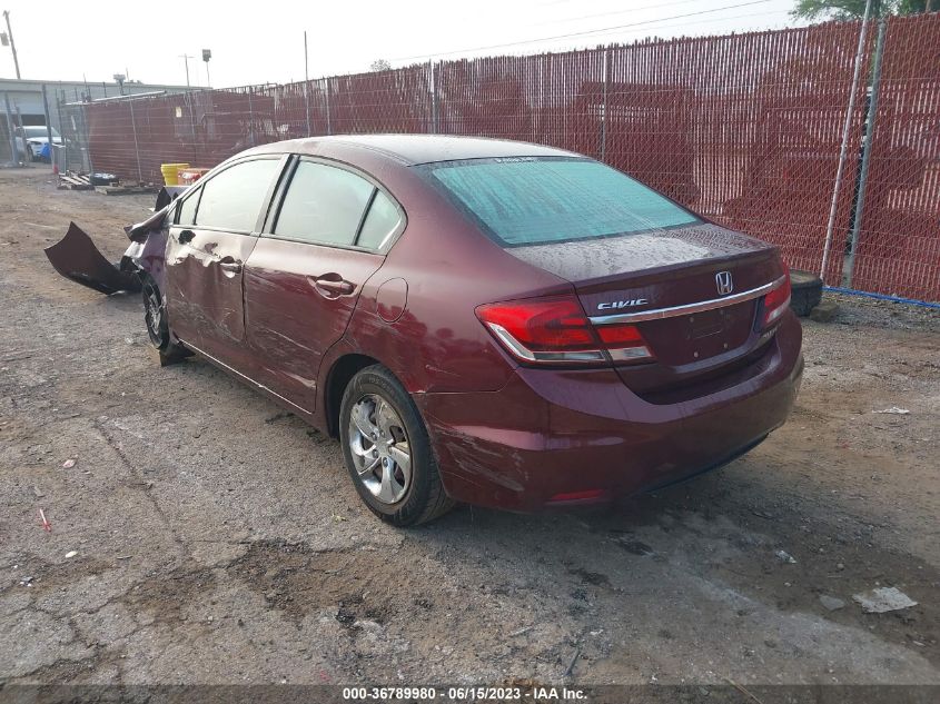 2014 HONDA CIVIC SEDAN LX - 19XFB2F56EE021999