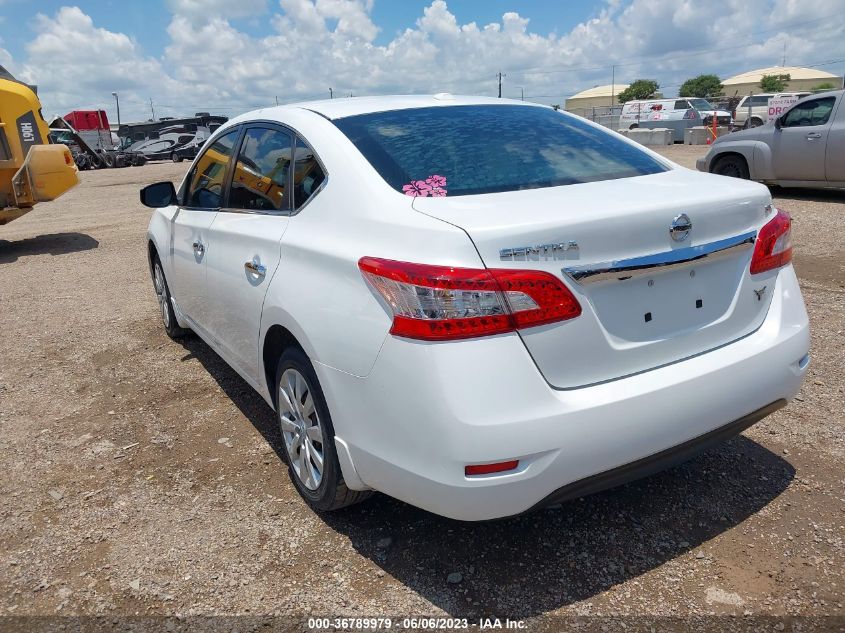 2015 NISSAN SENTRA SV - 3N1AB7AP3FY301642