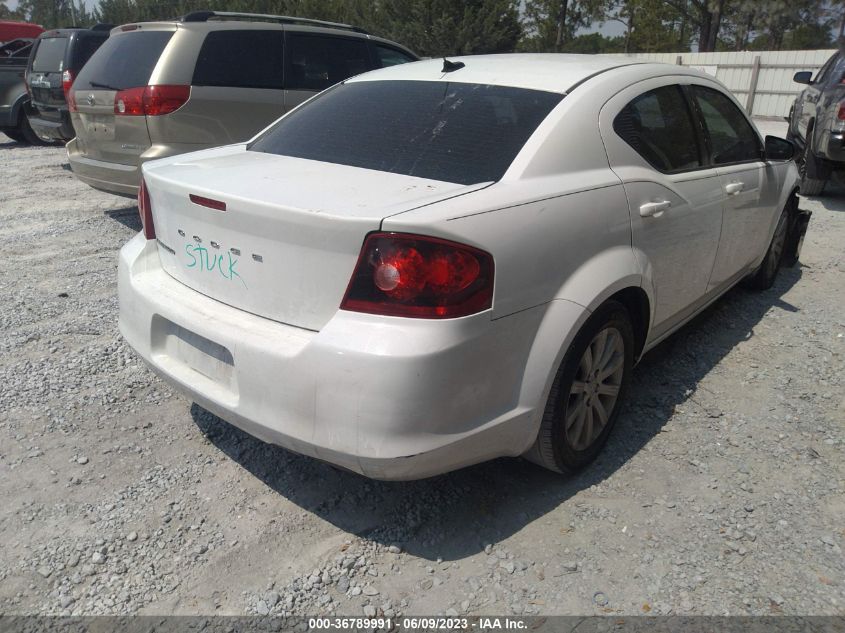 2013 DODGE AVENGER SE - 1C3CDZAB3DN506179