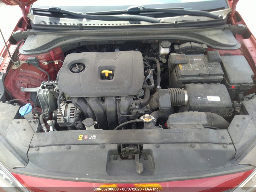 Auction sale of the 2019 HYUNDAI ELANTRA , vin: KMHD84LF9KU850296, lot number: 36790069