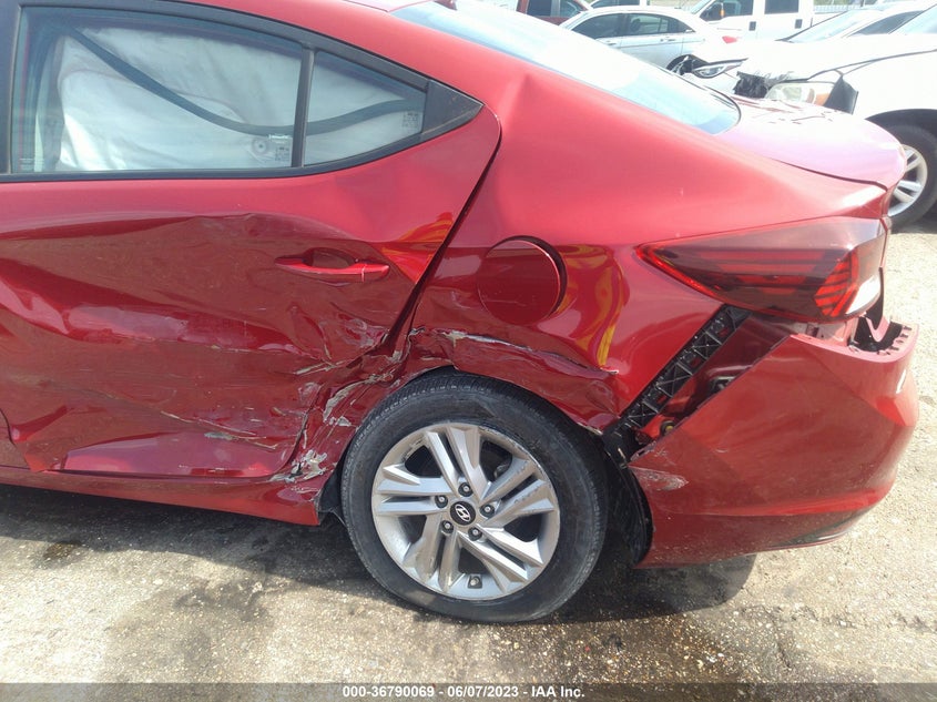 Auction sale of the 2019 HYUNDAI ELANTRA , vin: KMHD84LF9KU850296, lot number: 36790069