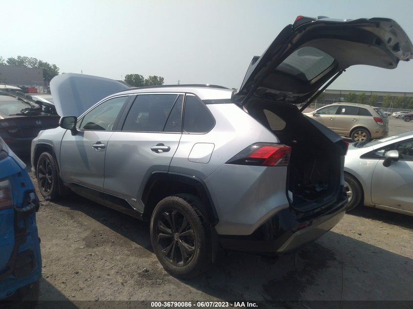 VIN JTM16RFV9NJ019027 2022 TOYOTA RAV4 HYBRID SE