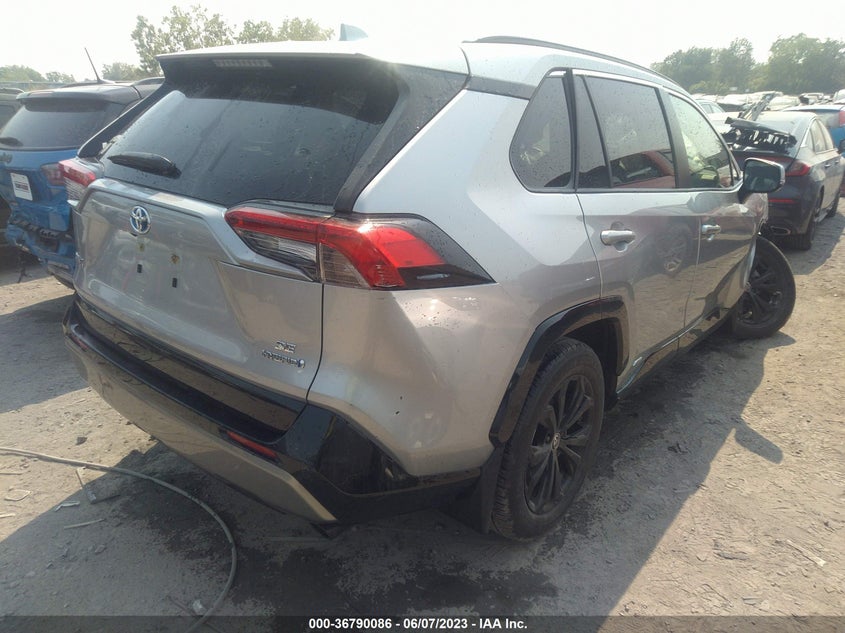 VIN JTM16RFV9NJ019027 2022 TOYOTA RAV4 HYBRID SE