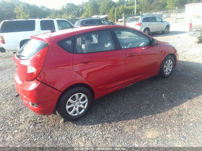 2013 HYUNDAI ACCENT GS - KMHCT5AE8DU132333